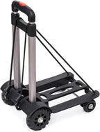 Heavy Duty Folding Hand Truck Portable Trolley Cart for Luggage & Shopping Foldable Sack Wheel Barrow for Home Use Travel & Moving Lightweight Design