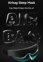 3D Air Bag Sleep Mask, Luxury Sleep mask for Back and Side Sleepers, 100% blockout Light, Sleep mask for Men and Women, Zero Eye Pressure, Breathable and Soft Eye Shade Cover.