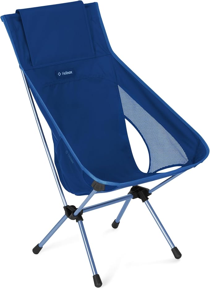 Helinox Chair One Highback (re) High-Performance Camping Chair,2.6lbs, Camping Chairs High Back, Packable, Portable, Camping, Hiking, Travel, Blue Block