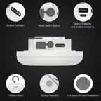 Tent Light LED Rechargeable Camping Portable Hanging Lantern,IPX5 Waterproof Outdoor Lights with 4000LM and Battery Power, Camp Lamp Light for Glamping Indoor Outages Car Repair(Magnet)