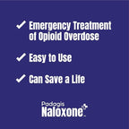 Naloxone HCI Nasal Spray, 4 mg – Emergency Treatment for Opioid Overdose - Rapid-Response Opioid Overdose Reversal, 2 Dose Single Use Nasal Spray