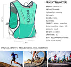 Running Hydration Vest for Men Women Water Backpack for Running 3L Running Hydration Pack for Trail Running Marathon Race Hiking