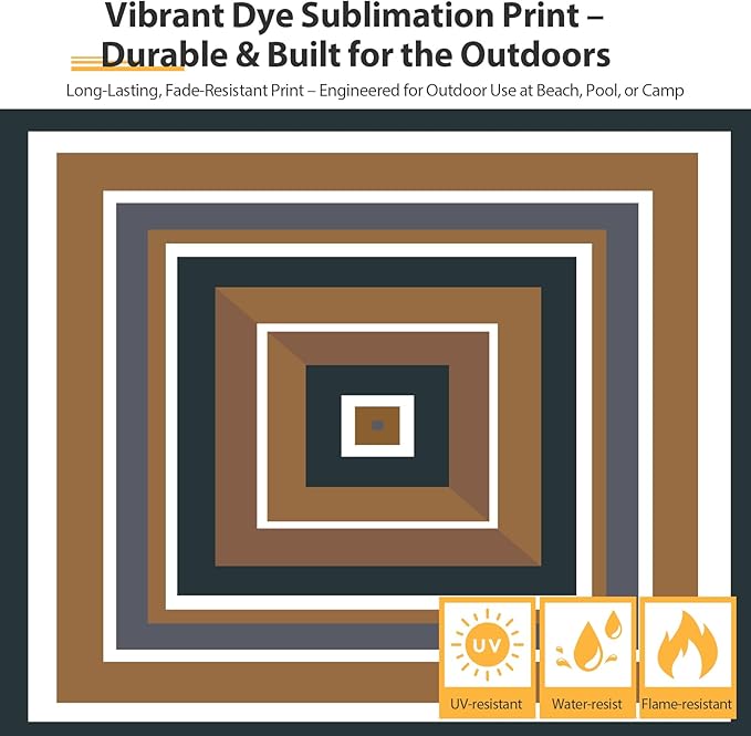 EAGLE PEAK Flex Ultra Compact 4x4 Pop-up Canopy, Sun Shelter, Changing Room, Portable Privacy Canopy Cabana for Pool, Fashion Photoshoots, or Camping, Brown Stripe