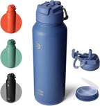 BOTTLE BOTTLE 40 oz sports water bottle stainless steel insulated water bottle with straw and pills holder