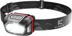 klarus HM1 IPX6 Waterproof Rechargeable Headlamp with Motion Sensor, 70 Hours Long Battery Life, Full Charge in 2.5 Hours, 440 Lumens Consistent Output, Shock and Drop Resistant