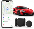 GPS Tracker for Vehicles,Magnetic Waterproof Car Tracker, No Monthly fees, Mini Portable GPS Tracker for Cars, Trucks, Motorcycle, Anti-Theft (Apple GPS Tacker)