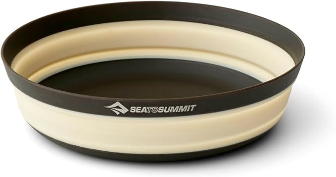 Sea to Summit Frontier Ultralight Collapsible Bowl, Large (30 fl oz), Bone White