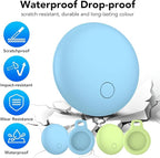 Air Tracker Tags 4-Pack, Item Finders Work for Apple Find My APP(iOS Only) Tracker Tags for Keys, Luggage, Backpack etc,Replaceable Battery Last 1 Year, Loud Beep, IP68 Waterproof with Holder