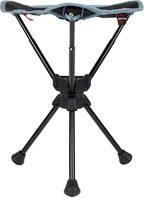 GRAND TRUNK Compass 360 UC Swivel Stool - Ultra-Compact 260lb Capacity Portable Seat for Camping, Travel & Outdoors (Sea Black)