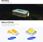 Claymore Capon 40B Tan Clip-On Cap Light – USB-C Rechargeable 230LM LED Headlamp | 3 Light Modes 180° Adjustable Beam IP54 Water Resistant Up to 12 Hrs Runtime for Camping, Running, Outdoor