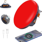 2025 Red Light Insect-Proof Camping Lamp10000mAh Rechargeable 3000LM Tent Camping Light, 6500K 24Hours Long Play Time , Outdoor Night Market Night Fishing Lantern