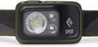 BLACK DIAMOND Spot 400 LED Headlamp, Waterproof and Dimmable Battery Powered Headlamp for Camping, Hiking, Running, Hunting, Work with Red Light Mode, Dark Olive