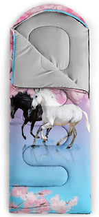 QOOMO Camping Sleeping Bags,3 Season Warm & Cool Weather,Lightweight,Waterproof Sleeping Bags for Adults & Kids,Traveling,and Outdoors,Camping Gear Equipment