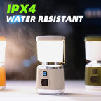 LED Camping Lantern Rechargeable, Allspark LED Lantern Flashlight,1000LM, 4 Light Modes, IPX4 Waterproof,Emergency Light for Home Power Outages, Hurricane, Storm,Outdoor Hiking(White)