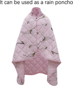 LOOGU Camo Blanket Waterproof Insulation Poncho Liner for Outdoor Camping, Hiking, Hunting, Survival, Backpacking, Picnicking