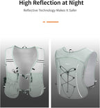 ECOHUB Running Hydration Vest Backpack,Lightweight Breathable Pack with 2L Water Bladder Bag Daypack for Hiking Trail Running Cycling Race Marathon for Women Men