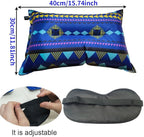 1Pack Inflatable Pillow-Camping Pillow - Air Pillows for Backpacking &Airplane,Hiking,Traveling,Neck Lumbar Support Blow Up Pillow,Compressible.