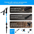 Hiking Trekking Poles, 2 Pack Anti Shock, Adjustable, Collapsible Hiking Poles for Trekking or Walking, Lightweight Aluminum Sticks for Children