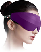 Sleep Mask for Side Sleeper Women Men, EVA BELLE Eye Mask for Sleeping Light Blocking, 3D Sleeping Mask Blackout, Soft Breathable Eye Shade Cover with Adjustable Elastic Strap for Travel Home Nap Rest