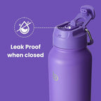 BOTTLE BOTTLE 40 oz sports water bottle stainless steel insulated water bottle with straw and pills holder