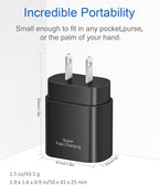 Type C Charger Fast Charging for iPhone 17 16 15,10FT USB C Samsung Chargers Block 25W Super Fast Chargers for Samsung Galaxy S25/S24 S23 S22 /iPhone Air/17/17 Pro Max/iPhone 16/16 Pro Max/15 Pro Max