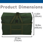Large Duffel Bag, Waterproof Carry on Weekend Overnight Storage Bag over Luggage for Airline, Travel, Camping, Moving