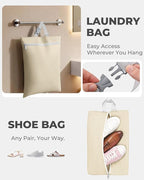 Percover Compression Packing Cubes 8-Piece Set, Packing Cubes Compression for Travel with Laundry Bag & Shoe Bag, Travel Organizer for Carry On & Checked Luggage, Beige