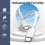 iPhone 17 Air/16e/15 Pro Max Charger Fast Charging, 2Pack 20W Dual USB C Fast Charger Block 10FT Long USB C to C Charging Cable Cord for iPhone 17/17 Pro/17 Pro Max/16 Pro Max/15 Pro/15 Plus/iPad Pro