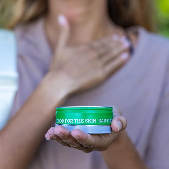 Badger Bug Repellent Tin, Organic Deet-Free Mosquito Repellent with Citronella, Family Friendly Pleasant Smelling Insect Repellent, Easy to Use, 2 oz Tin