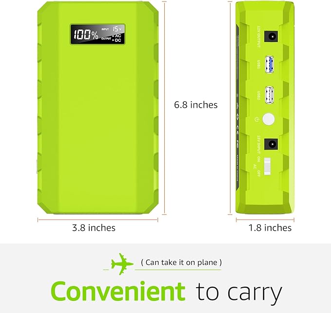 SinKeu Portable Power Station 88Wh, Solar Generator Power Bank with AC Outlet, 110V Portable Laptop Charger for Home Backup Outdoor Emergency RV Van Hunting