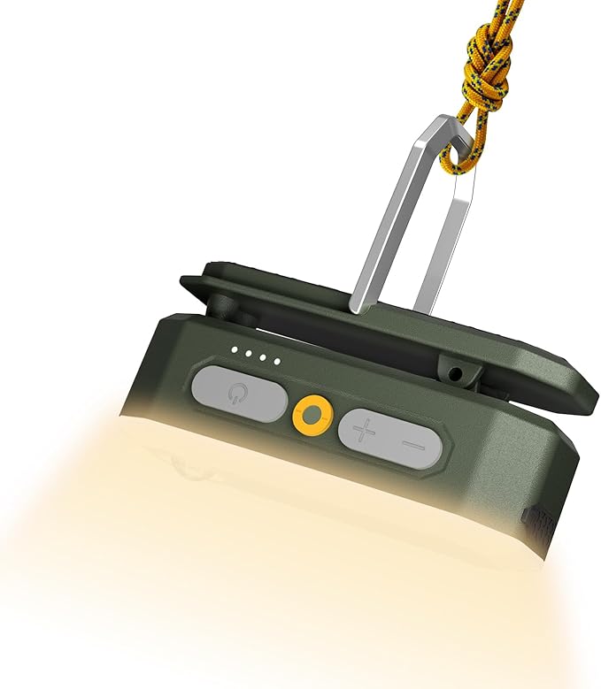 BougeRV Movable Area Light, Rechargeable Camping Lantern, 3200mAh Portable Camping Light, IP65 Waterproof, Camp Lamp for Tent, Emergency, Outdoor