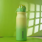 BJPKPK Stainless Steel Insulated Water Bottle With Straw Lid 25oz Reusable Metal Thermo Bottles Keep Cold And Hot,Lime