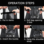 5L Waterproof Dry Bag, IPX6 Roll Top Waterproof Bag Backpack w/Phone Case/Pouch, Kayak Fishing Accessories For Kayaking, Fishing, Boating, Travel, Camping and Beach