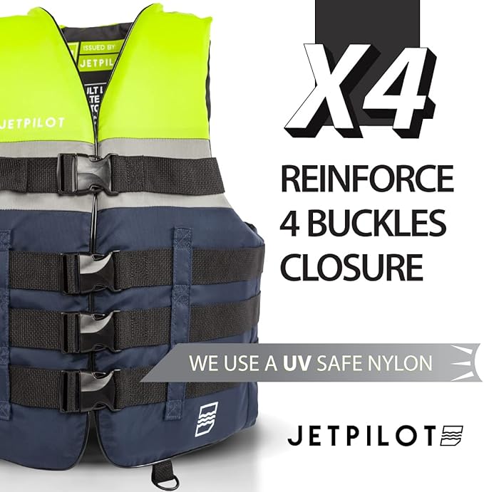 Jetpilot S1 Nylon Coast Guard Approved Life Vest PFD