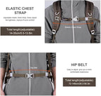 MOUNTAINTOP 40L Hiking Backpack Lightweight Travel Backpack for Men&Women Outdoor Camping Backpacking