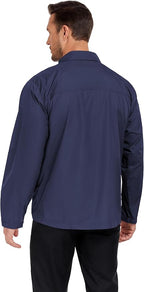 Mens Windbreaker Jackets Lightweight Packable Windproof for Casual Hiking Outdoor