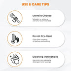 Stanbroil Universal 2-Burner Griddle, Nonstick Flat Top Griddle for Camp Chef and most 14" Deep Camping Stoves, 32" x 14"