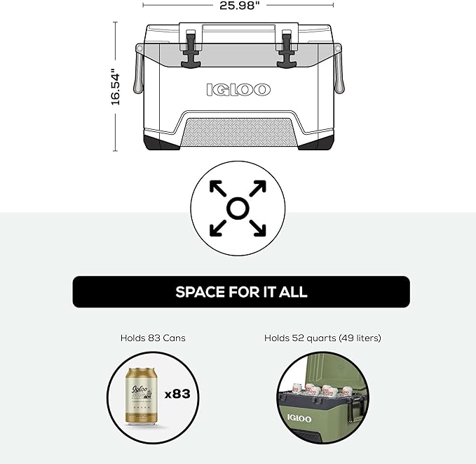 Igloo BMX Hard Coolers (25-72QT)