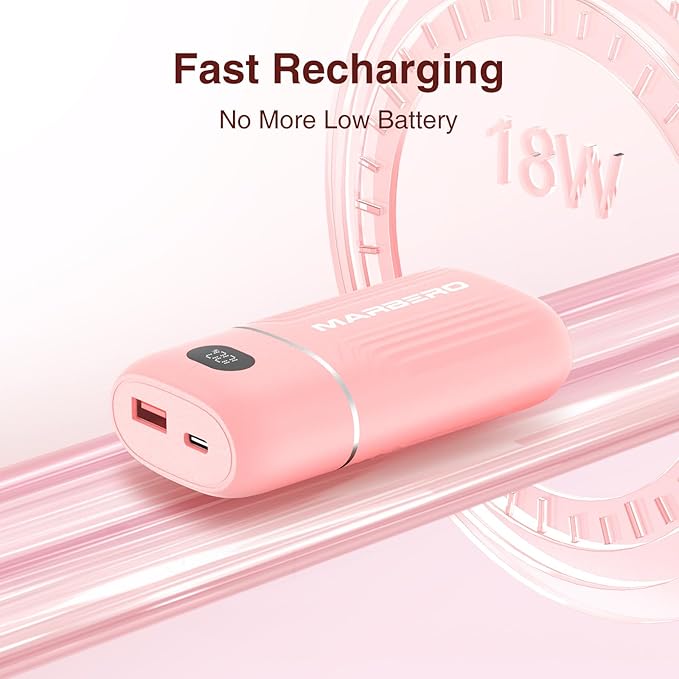 MARBERO Fast Charging Power Bank 10000mAh Phone Battery Pack Backup 18W Portable Battery Charger 5V/3A Travel-Reday Portable Charger Compatible with iPhone iPad Sumsung Galaxy Google etc