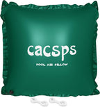 Above Ground Pool Pillow - 4x4 Ft Air Pillow for Winterizing, 0.5mm PVC Material, 2X 16.5Ft Green Rope