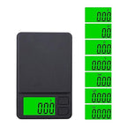Luggage Weight Scale, 3pcs Pocket Scale Mini Jewelry 1000g/0.01g Digital Gram Backlit LCD Tare Function Travel Use,for Travel(1000g/0.01g)
