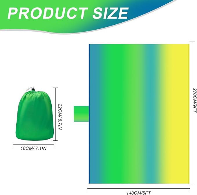 Camping Hammock,Lightweight Nylon Hammock,Portable Hammocks with Two Tree Ropes for Outdoor,Indoor,Travel,Hiking,Backyard,Camping