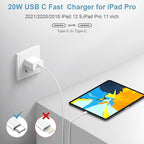 10FT iPhone 17 16 15 Charger Fast Charging USB C Charger Block Type C Chagrer Fast Charging 2-Pack for iPhone 17/17 Plus/17 Pro/17 Pro Max/iPhone 16/16 Plus/16 Pro/16 Pro Max/15/15 Pro Max/Samsung