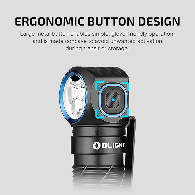 OLIGHT Perun 3 Rechargeable Headlamp Flashlight, 3000 Lumens LED Headlight with Red Light, Waterproof Head Lamp with Headband for Outdoor Camping, Hiking, Working(Black)