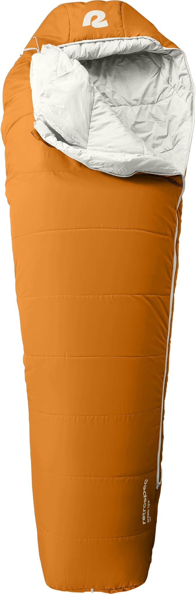 Retrospec Dream Sleeping Bag - 5, 15, 30 Mummy for Camping, Insulated Cold Weather, Lightweight Stuff Sack, Water-Resistant, Adjustable Draw Cords, Adult