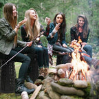 2025 Collapsible Stool Chair, Upgraded Folding Stool for Adults Lightweight, Sturdy, Adjustable, Portable, Foldable Seat Sturdy Stools for Outdoor Camping Fishing Hiking Gardening BBQ