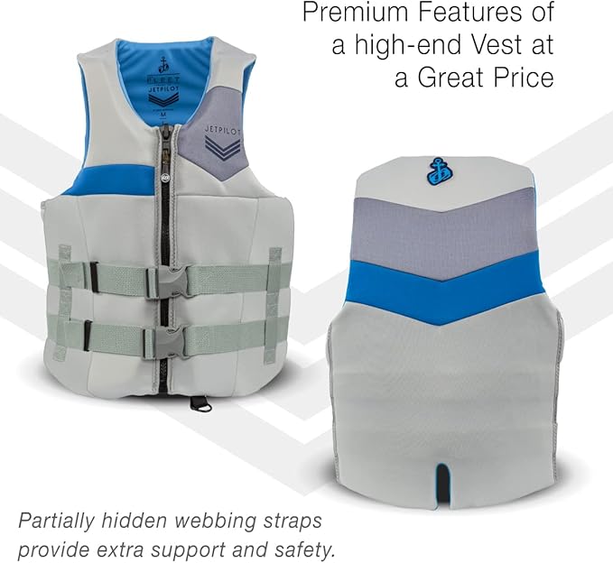 Jetpilot Men's Armada Neoprene Coast Guard Approved Life Jacket PFD