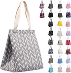 iknoe Insulated Lunch Bag for Women & Adults, 9L Foldable Wide-Open Cooler Bag with Pockets, Leakproof & Portable, for Picnic, Office, Beach(Gray diamond)