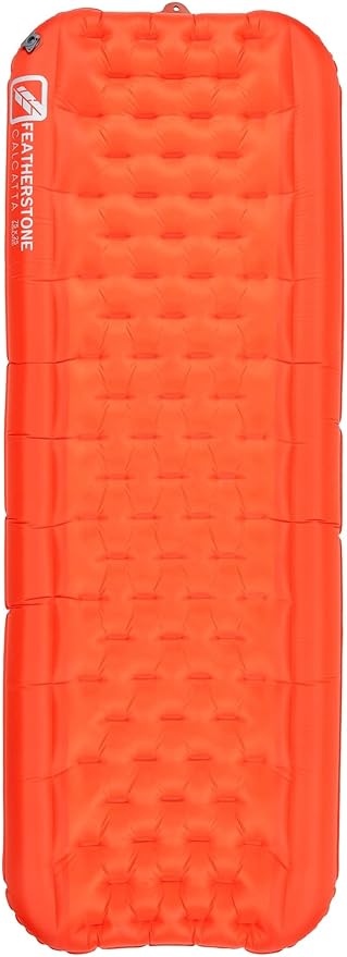 Featherstone Calcatta Air Sleeping Pad for Camping, Hiking, & Backpacking - Inflatable, Ultralight, Warm, 4 Season, & Comfortable - R-Value 5.6