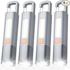 Rechargeable LED Flashlights High Lumens, 20,000 Lumens Super Bright Flashlight with USB Cable and Hook, 3 Modes, Waterproof Flash Light Handheld Powerful Flashlight for Home Camping ﻿- 4 Pack